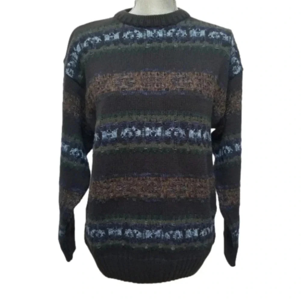 VINTAGE gant grandpa  knit crewneck sweater S